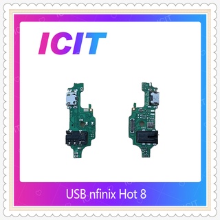 USB Infinix hot 8 / x650 อะไหล่สายแพรตูดชาร์จ แพรก้นชาร์จ Charging Connector Port Flex Cable（ได้1ชิ้นค่ะ) ICIT-Display