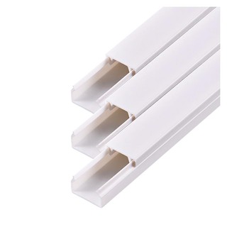 รางทรังกิ้ง ELECKTA 1225x1 ม. สีขาว แพ็ค 2 ชิ้น CABLE TRUNKING ELECKTA 1225X1M WHITE 2-EA/PACK