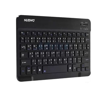 NUBWO BLUETOOTH KEYBOARD (คีย์บอร์ดไร้สาย) PROMISE NKB-100 (BLACK) (EN/TH)