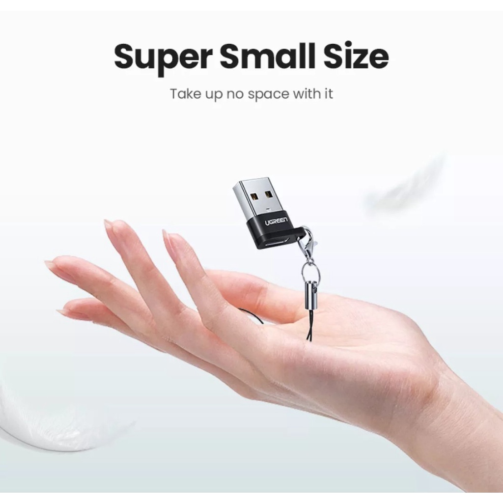 UGREEN รุ่น 50568, 50533 อะเเเดปเตอร์ 2.0, 3.0 to USB-C Female แปลงเป็น USB-A Male สำหรับชาร์จ มือถือ, คอมพิวเตอร์ อื่นๆ