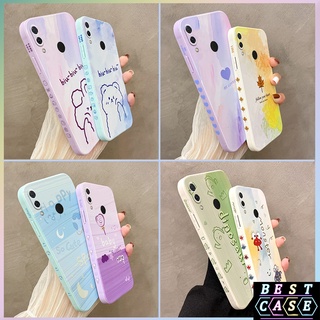 เคสโทรศัพท์มือถือแบบนิ่ม ลายภาพวาดสีน้ํามัน รูปกล้องน่ารัก มีลายด้านข้าง สําหรับ Huawei Nova 3i Nova 3i