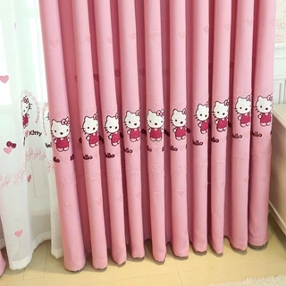 Homecion 💖พร้อมส่ง💖ผ้าม่าน ม่านทึบแสง ม่าน HelloKitty