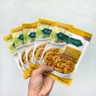 น้ำพริกแกงคั่วกลิ้ง กนกวรรณ 50 กรัม Kua kling stir fry curry paste 50 g (Kanokwan)