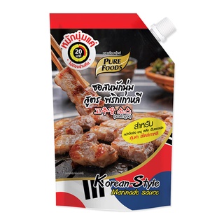 พร้อมส่ง! เพียวฟู้ดส์ ซอสหมักนุ่ม สูตรพริกเกาหลี ซอสโกชูจัง 850 กรัม Pure Foods Korean Style Marinade Sauce 850g