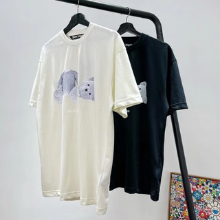 Palm Angels ice blue guillotine bear T-shirt