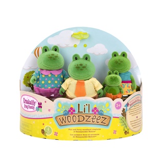 LIL WOODZEEZ FROG FAMILY - เซ็ตตุ๊กตาครอบครัวกบ