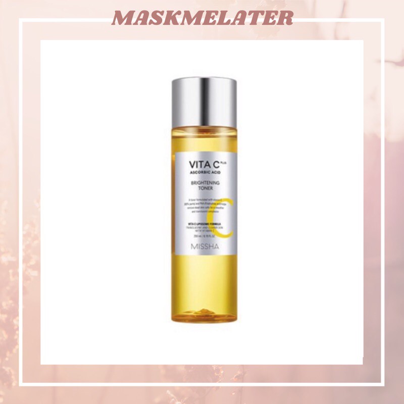 [NEW] MISSHA Vita C Plus Ascorbic Acid Brightening Toner 200ml อ่านก่อน