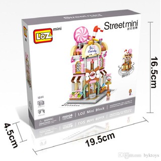 ตัวต่อ ชุด Street Mini :   LOZ 1644 จำนวนตัวต่อ 456 ชิ้น