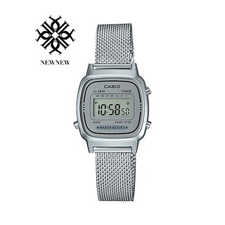 Casio Standard รุ่น LA-670WEM-7 สีเงิน ของแท้ ประกัน CMG 1 ปี+กล่อง