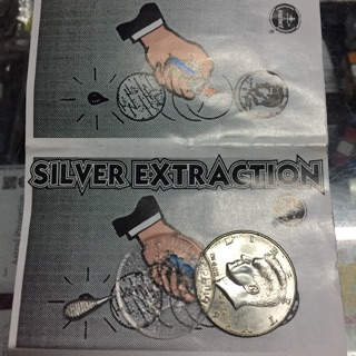 อุปกรณ์การแสดงเสริมมายากล silver Exfraction magic tricks