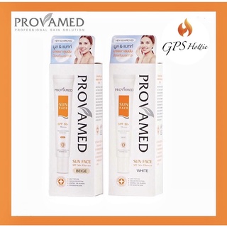 ถูกสุด✅พร้อมส่ง🔥ของแท้💯Provamed Sun Face SPF50+ โปรวาเมดซัน เฟส เอสพีเอฟ 50+ พีเอ+++ ครีมกันแดดสำหรับผิวหน้า