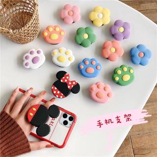 ที่จับมือถือ Mickey Foldable Mobile Phone Stand Holder Silicone มินนี่ Flower Cell Phone Back Holder ที่วางโทรศัพท์มือถือ ที่ตั้งโทรศัพท์ ลายการ์ตูนมิกกี้