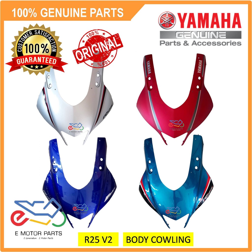 R25 V2 YZF250 BODY COWLING R25 V2 B4P1 B4P2 ฝาครอบศีรษะด้านหน้า UPPER COVER - BS7-XF83F-00-P0