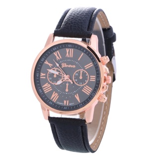 นาฬิกาแฟชั่นตัวเลขโรมัน Watches Women Men Casual Roman Numeral