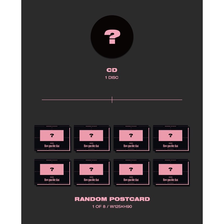 ✅พร้อมส่ง [BLACKPINK] อัลบั้ม SPECIAL EDITION [How You Like That] + POSTER/ของแถม YG - รูปที่ 3