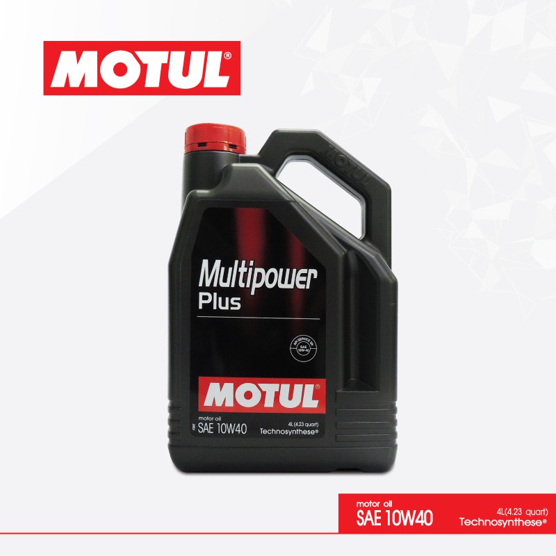 น้ำมันเครื่อง โมตุล กึ่งสังเคราะห์ สำหรับรถยนต์ Motul Multipower-Plus ...