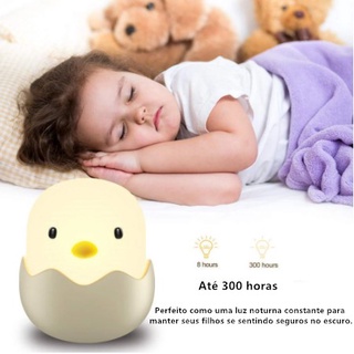 น่ารัก Creative Touch Sensor เด็ก USB Soft ซิลิโคนปรับ Eggshell Night Light