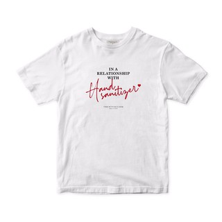 ราคาต่ำสุดTWENTYSECOND THE NEXT NORMAL - HAND SANITIZER TEE  - WHITEขนาดเต็มS-3XL