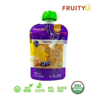 FruityU อาหารบด สำรับเด็กบด ออร์แกนิค พร้อมทาน ขนาด 99 กรัม