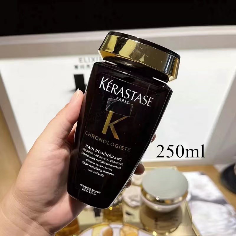 แท้100% Kerastase Paris Shampoo เคเรสตาท แชมพู ผมเสีย ลอคสีผมChronologiste 250ml.
