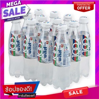 100 พลัส เครื่องดื่มเกลือแร่อัดลม กลิ่นซิตรัส 370 มล. แพ็ค 12 ขวด 100 Plus Soft Drink Citrus 370 ml x 12 Bottles