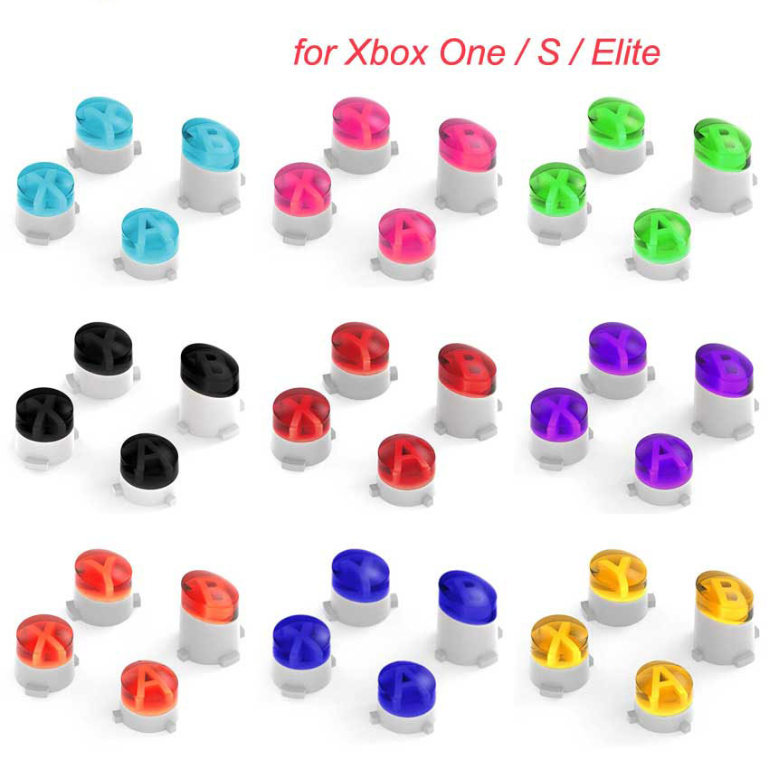 ABXY ปุ่ม Mod Kit สําหรับ Xbox One Slim / Elite Wireless Controller อะไหล่ปุ่มอุปกรณ์เสริม