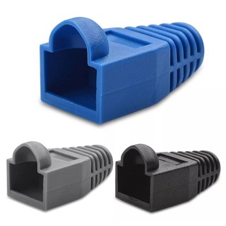 Boot RJ45.ปอกหัวแลน RJ45 10 ชิ้น/แพ็ค (ส่งทันที)