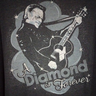 เสื้อยืดมือสอง Usa เสื้อวง Neil Diamond มีตำหนิ ขายถูก OverSize 2XL. อก27/ยาว30.5