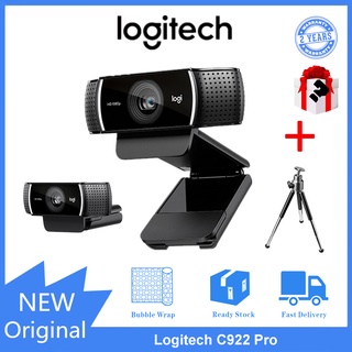 Logitech C922 Pro Steam Webcam ของแท้ ประกันศูนย์ 1ปี เว็บแคม 1080P Full HD