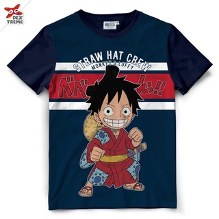 เสื้อวันพีซ ผ้าSub ลาย SD Luffy Wanokuni