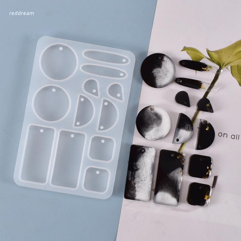 Redd แม่พิมพ์ซิลิโคน สีแดง สําหรับทําพวงกุญแจ ต่างหู Diy