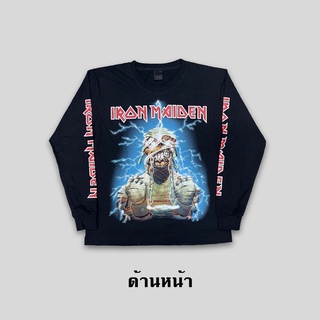 เสื้อยืดแขนยาววงร็อค (Iron Maiden)