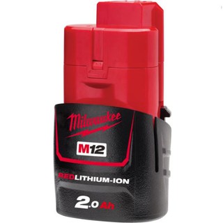 Milwaukee แบตเตอรี่ไร้สาย มิลวอคกี้ 12โวลท์ 2, 4, 6 Ah รุ่น M12 B2 B4 B6