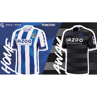 เสื้อกีฬาแขนสั้น ลายทีมชาติฟุตบอล Real Sociedad 2022 23 ชุดเหย้า คุณภาพสูง สําหรับผู้ชาย และผู้ใหญ่