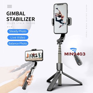 3 แกนมือถือ Gimbal ขาตั้งกล้องถาด Stabilizer Selfie Stick สำหรับสมาร์ทโฟน