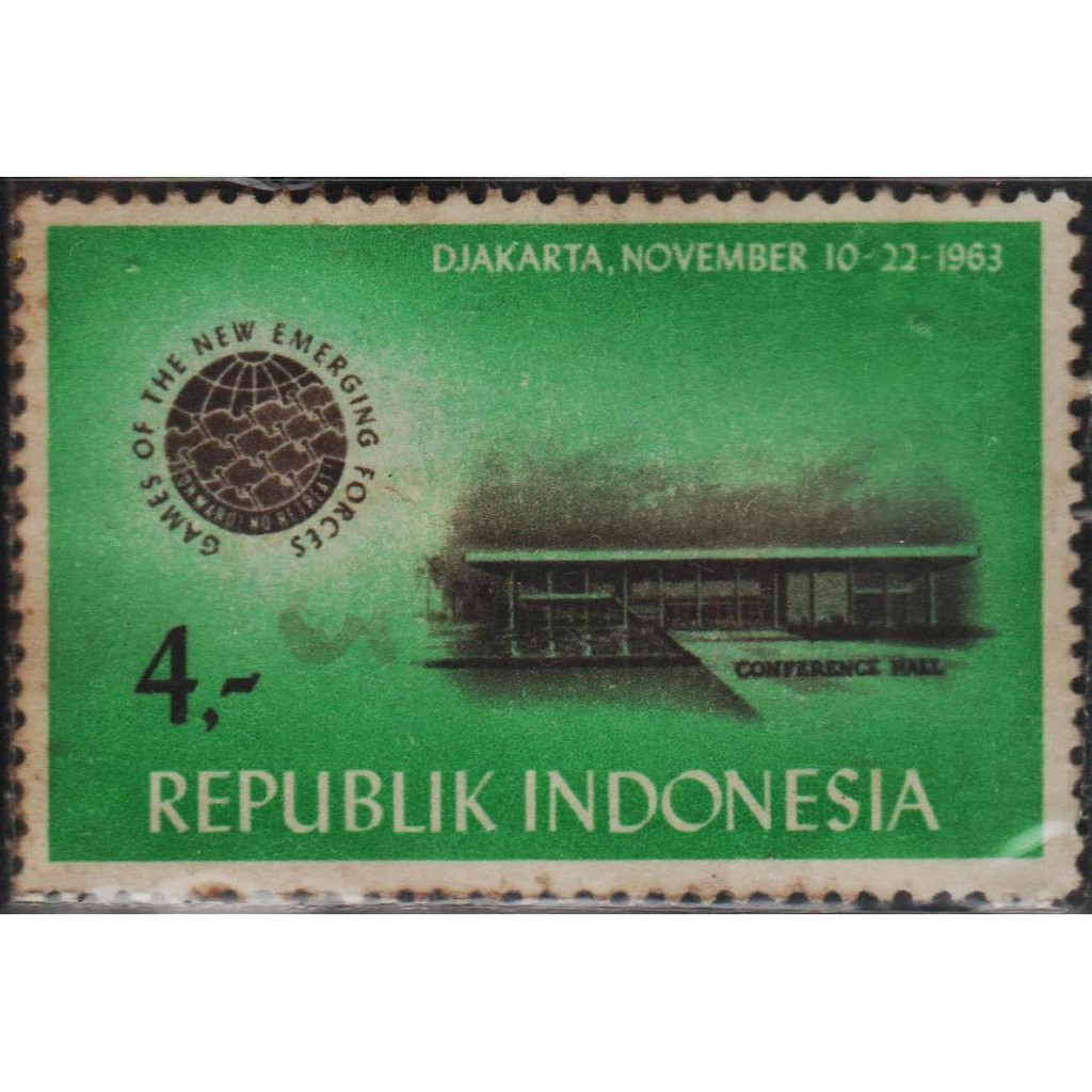 อินโดนีเซีย Filateli Stamp Mint 1v 10.1963 Games Of The New Emergency Force - 414