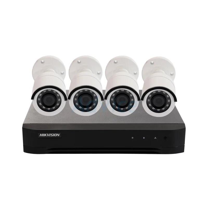 CCTV Set. 4CH. HDTVI HIKVISION#DS-KBalunA04B
