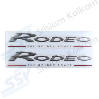 OEM สติกเกอร์แคป TFR99 4*4 รง. "RODEO" (46932495)