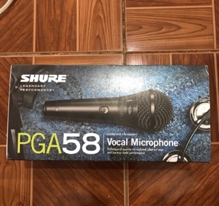 ไมค์ SHURE รุ่น PGA58 รับประกัน 1 ปีจากผู้นำเข้า