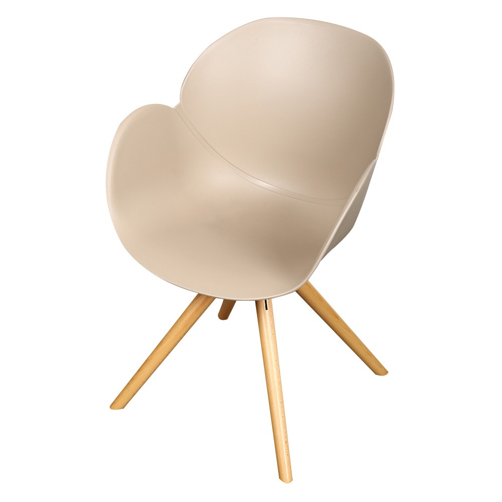 เก้าอี้ FURDINI FL-62 PP สี LIGHT COFFEE