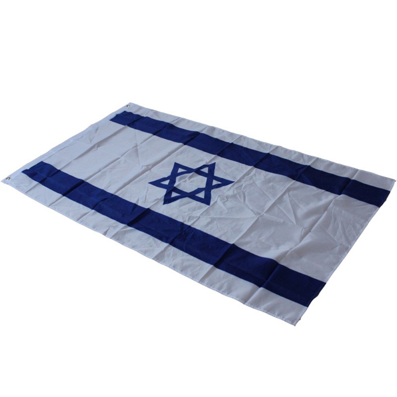 LIVI 3x5 ฟุต ISRAEL National FLAG Jewish Star Magen David Israeli Country Banner