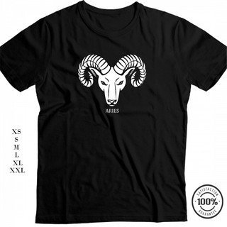 Tee - ราศีเมษพิมพ์ราศีเมษพิมพ์ TSHIRT คุณภาพเยี่ยม (ZS1)