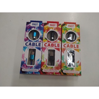 สายชาร์ต Fast Cable กล่องลาย