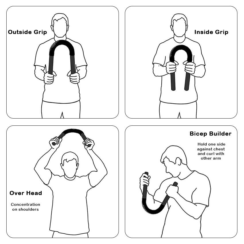 สปริงมือหัก อุปกรณ์สร้างกล้ามแขน กระชับต้นแขน Power Twister 20KG - รูปที่ 3