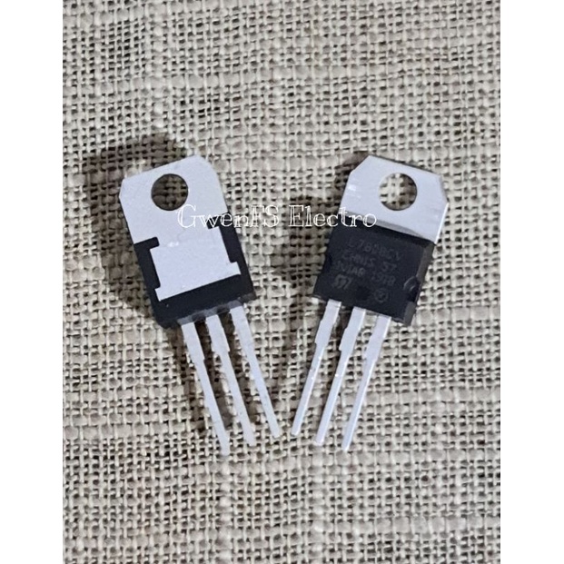 ตัวควบคุม IC 7808 L7808 L7808CV LM7808 ST, ทรานซิสเตอร์ L7808CV BY ST