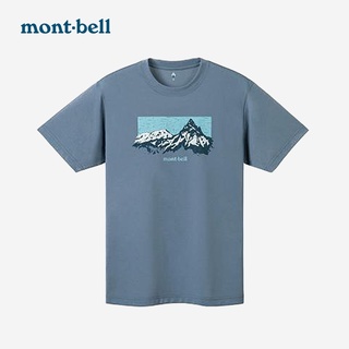 Montbell summer new outdoor work pure cotton breathable short-sleeved T-shirt female couple