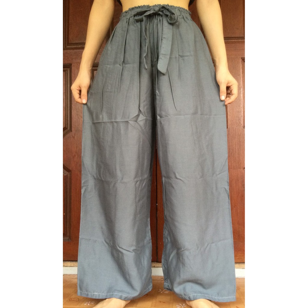 กางเกงขายาวผู้หญิงแฟชั่น  กางเกงสาวอวบ  ใส่สบาย Elephant Pants Harem Pants ราคา ถูกที่สุด โปรบีเคเค