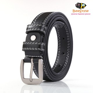 MiStyles  เข็มขัดผู้หญิง หนัง สไตล์คันทรี่ Woman Fashion Casual Faux Leather Belt Ceinture Country Style No. 2703