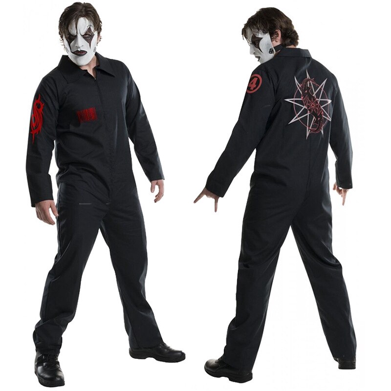 ฮาโลวีน Cos Live Knot Band เสื้อผ้าคอสเพลย์ Jumpsuit คอสเพลย์เครื่องแต่งกาย SlipKnot เสื้อผ้าเกมอะนิเมะคอสเพลย์เครื่องแต่งกาย