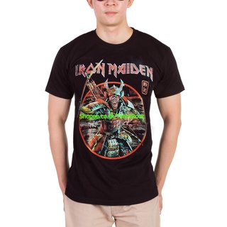 เสื้อยืดวินเทจเสื้อวง IRON MAIDEN เสื้อวินเทจ ผ้าร้อยแท้ เสื้อวินเทจ ไอเอิร์นเมเดน ไอร่อน RCM1842S-5XL